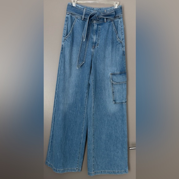 Veronica Beard Belisa High Waist Cargo Jeans - Women’s Size 27 - New With Tags - Picture 8 of 11